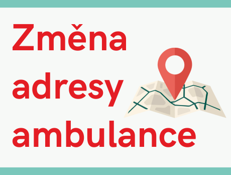 Změna adresy ambulance paliativní medicíny